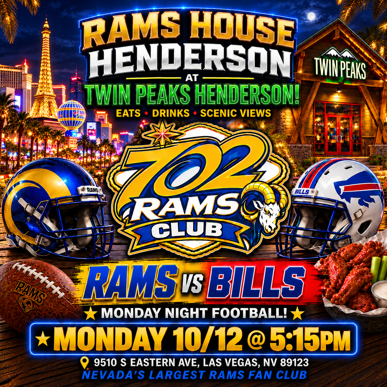 Rams House Henderson at Twin Peaks Henderson